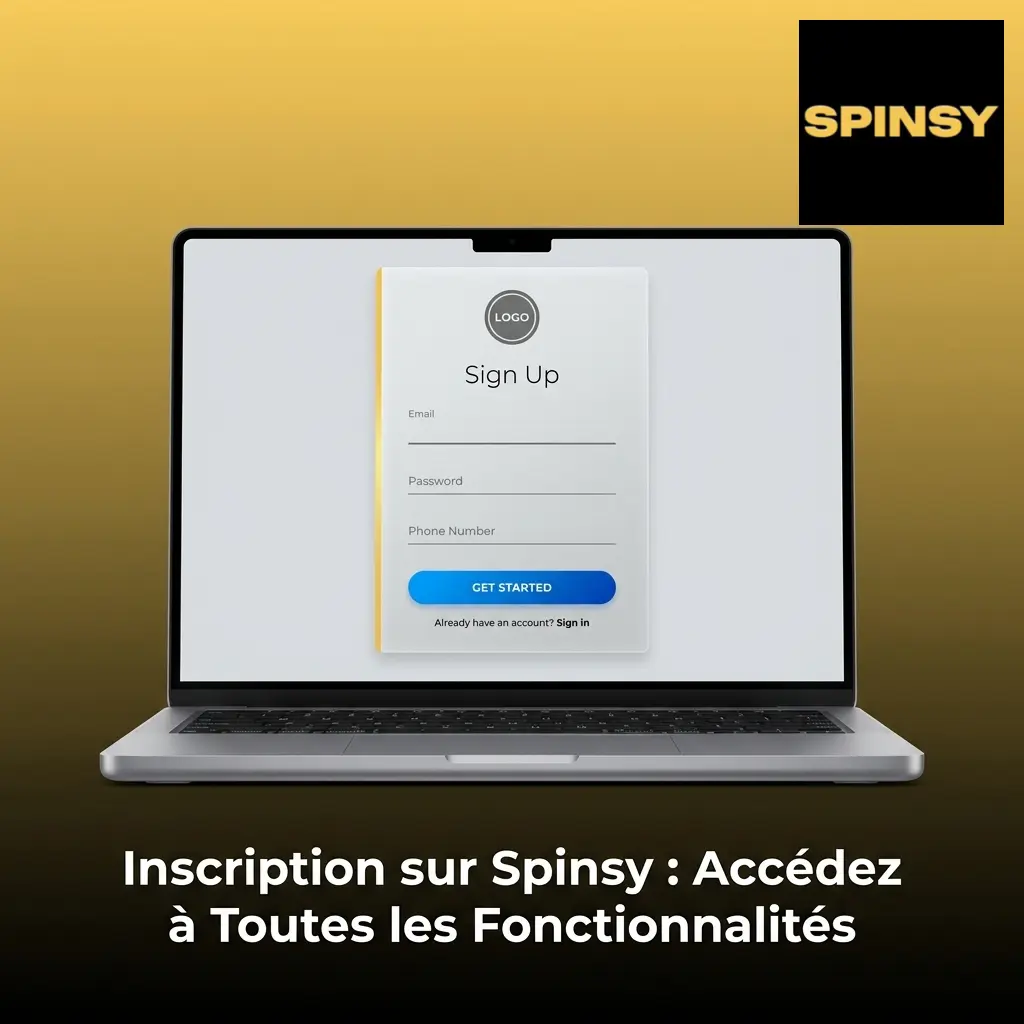 Formulaire d'inscription Spinsy