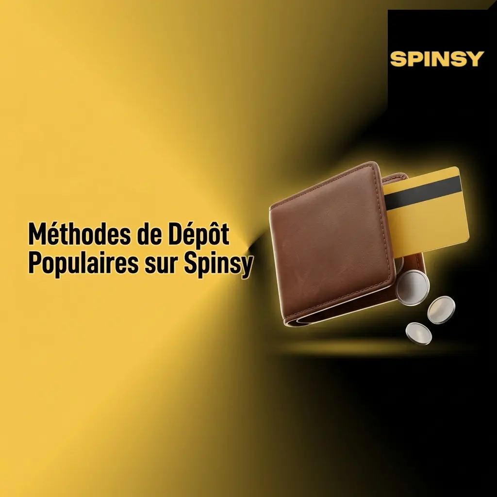 Méthodes de dépôt disponibles sur Spinsy