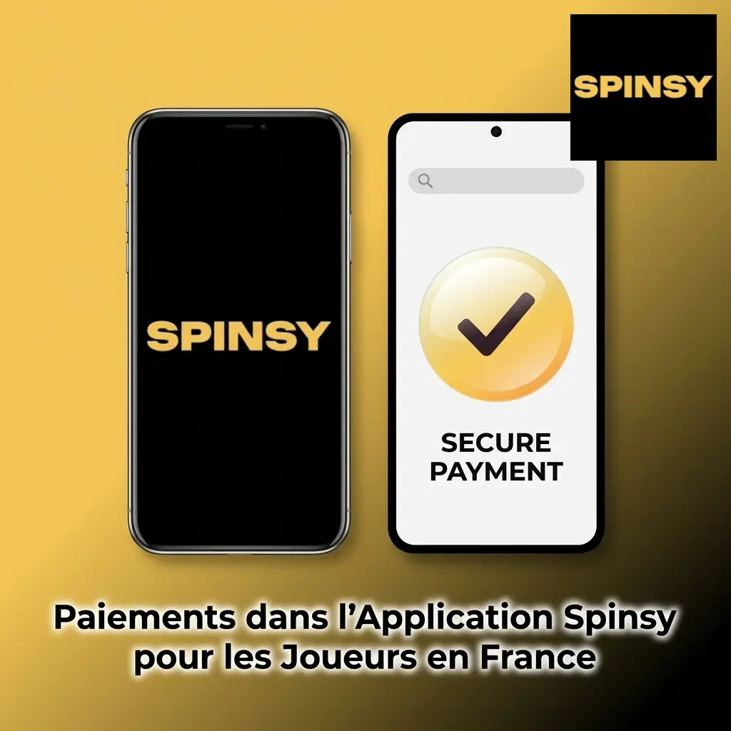 Méthodes de paiement disponibles dans l'application Spinsy
