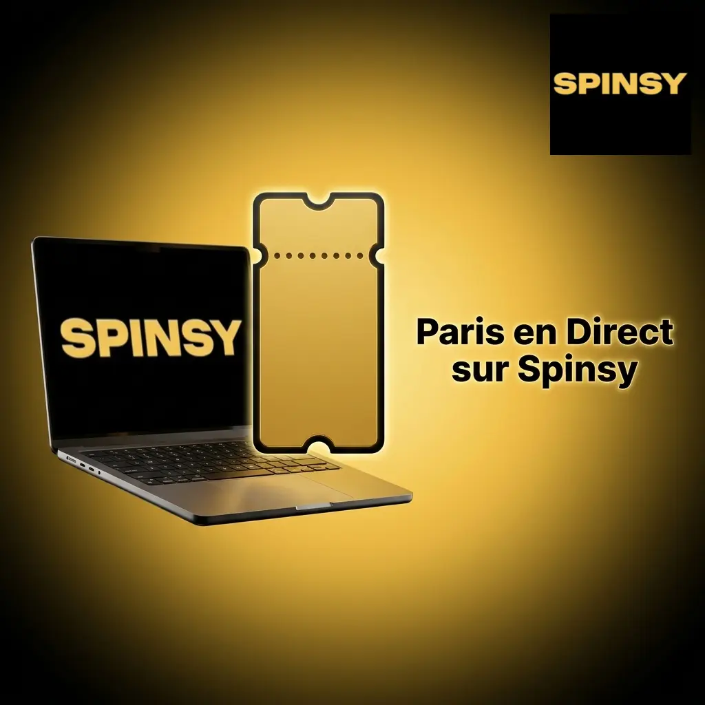 Paris en direct sur Spinsy — interface live betting