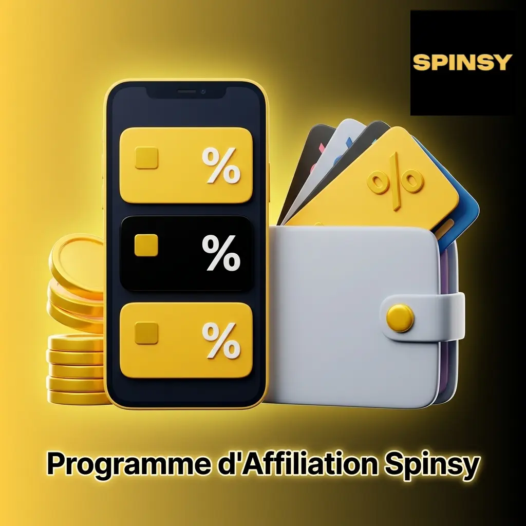 Programme d'affiliation Spinsy — tableau de bord partenaire