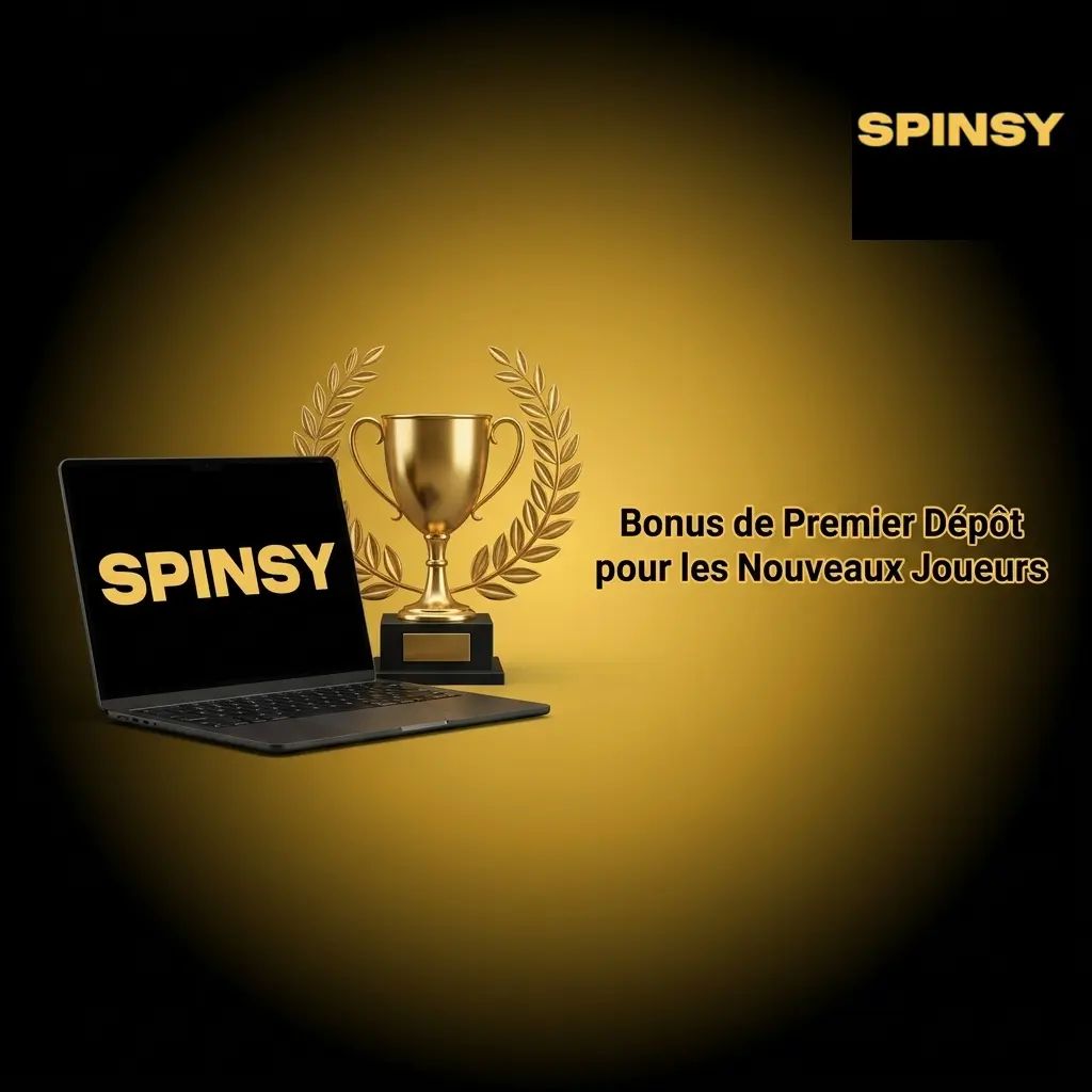Bonus de bienvenue Spinsy 100% jusqu'à 500 EUR avec 200 tours gratuits